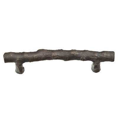 Emtek - Sandcast Bronze Twig Pull, 6 Inch C-C