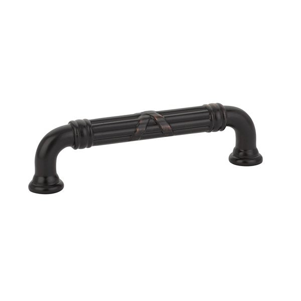 Emtek - Ribbon & Reed Fixed Pull - Estate, 4 Inch C-C