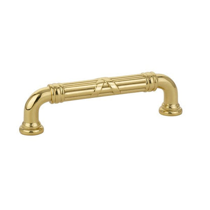 Emtek - Ribbon & Reed Fixed Pull - Estate, 4 Inch C-C