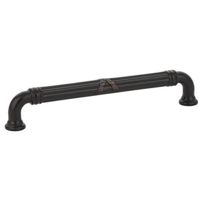 Emtek - Ribbon & Reed Fixed Pull - Estate, 6 Inch C-C