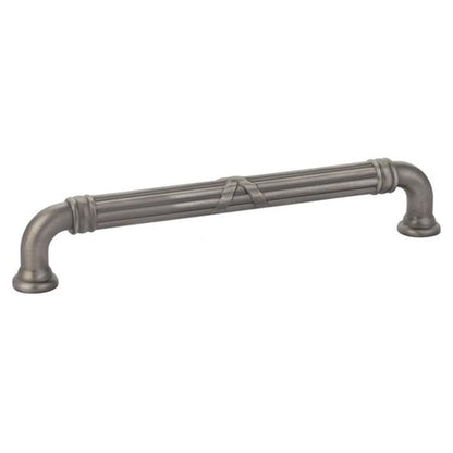 Emtek - Ribbon & Reed Fixed Pull - Estate, 6 Inch C-C