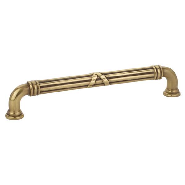 Emtek - Ribbon & Reed Fixed Pull - Estate, 6 Inch C-C