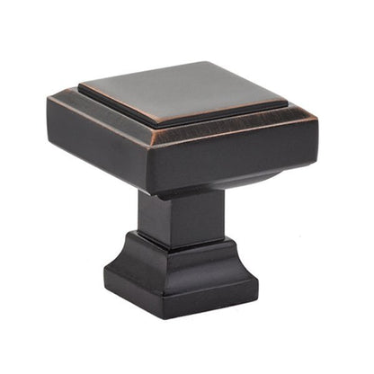 Emtek - Geometric Square Knob, 1-1/4 Inch
