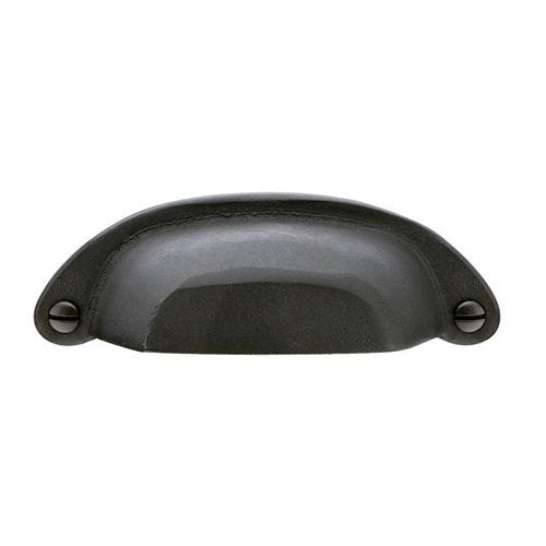 Emtek - Sandcast Bronze Ranch Bin Pull, 3 Inch C-C
