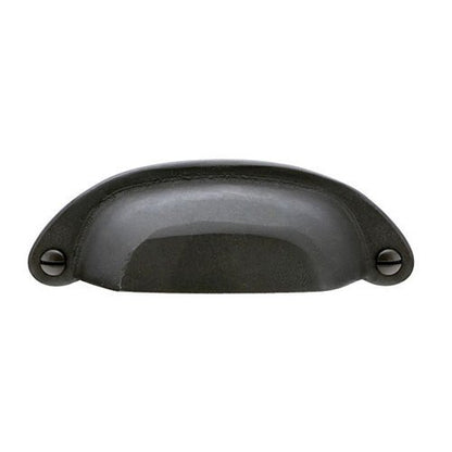 Emtek - Sandcast Bronze Ranch Bin Pull, 3 Inch C-C