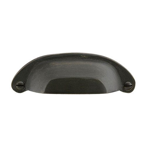 Emtek - Sandcast Bronze Ranch Bin Pull, 3 Inch C-C