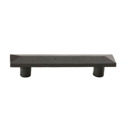 Emtek - Sandcast Bronze Pyramid Pull, 6 Inch C-C