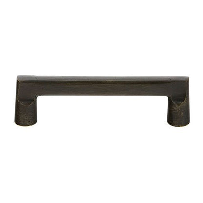 Emtek - Sandcast Bronze Rail Pull, 4 Inch C-C