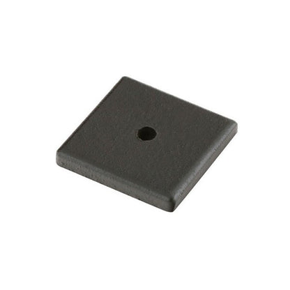 Emtek - Sandcast Bronze Square Back Plate, 1-1/4 Inch