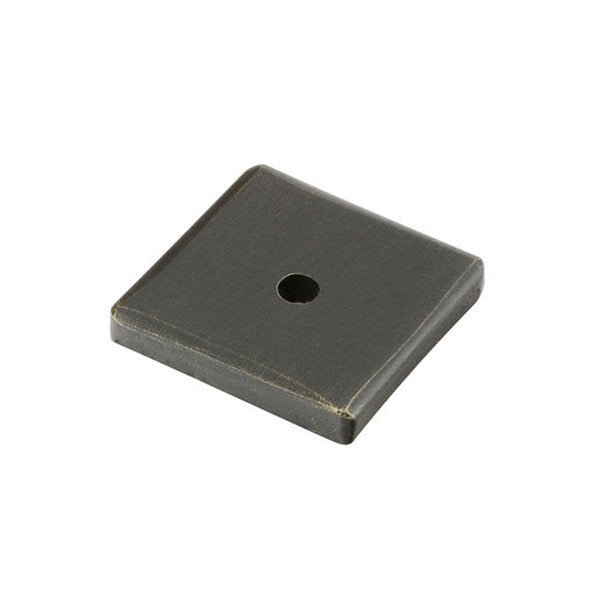 Emtek - Sandcast Bronze Square Back Plate, 1-1/4 Inch