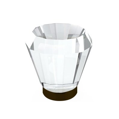 Emtek - Brookmont Glass Knob, 1-5/8 Inch