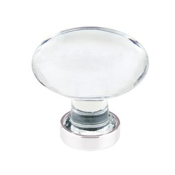 Emtek - Hampton Glass Knob, 1-1/4 Inch