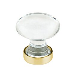 Emtek - Hampton Glass Knob, 1-1/4 Inch