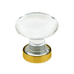 Emtek - Hampton Glass Knob, 1-1/4 Inch
