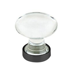 Emtek - Hampton Glass Knob, 1-3/4 Inch