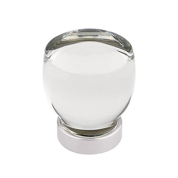 Emtek - Juneau Glass Knob, Cabinet, 1-1/8 Inch