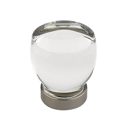 Emtek - Juneau Glass Knob, Cabinet, 1-1/8 Inch