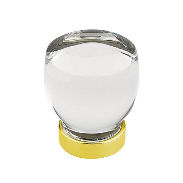 Emtek - Juneau Glass Knob, Cabinet, 1-1/8 Inch
