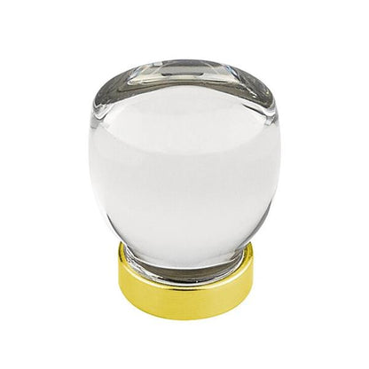 Emtek - Juneau Glass Knob, Cabinet, 1-1/8 Inch