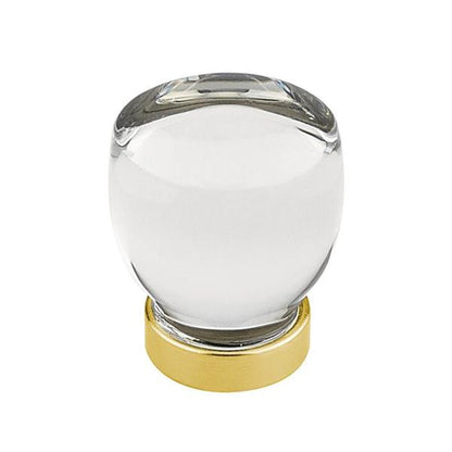 Emtek - Juneau Glass Knob, Cabinet, 1-1/8 Inch
