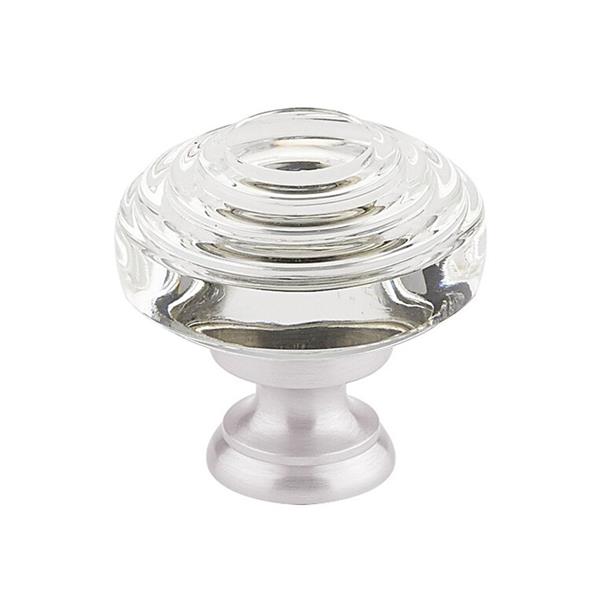 Emtek - Deco Glass Knob, Cabinet, 1-5/8 Inch