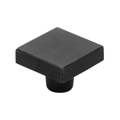 Emtek - Rustic Modern Square Knob, 1-1/4 Inch