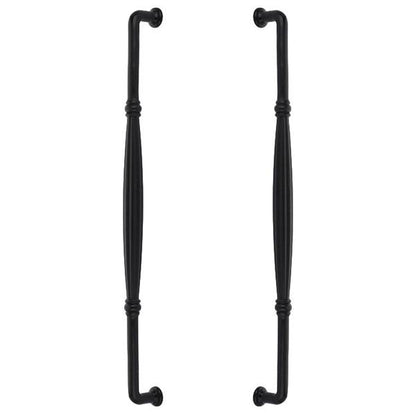 Emtek - Tuscany Bronze Fluted Appliance Pull, 18 Inch