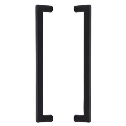 Emtek - Sandcast Bronze Rail Appliance Pull, 12 Inch