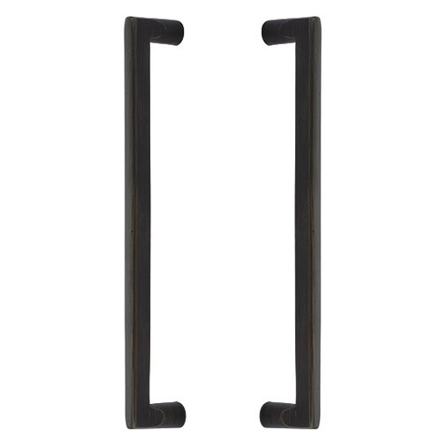 Emtek - Sandcast Bronze Rail Appliance Pull, 12 Inch