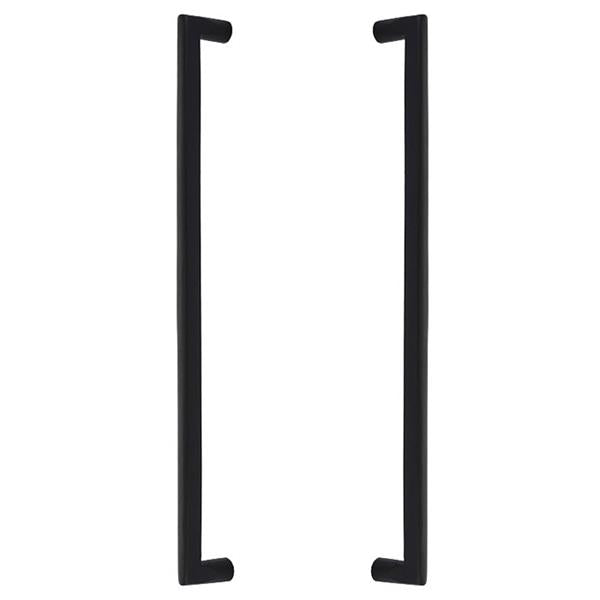 Emtek - Sandcast Bronze Rail Appliance Pull, 18 Inch