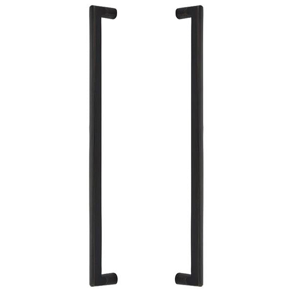 Emtek - Sandcast Bronze Rail Appliance Pull, 18 Inch