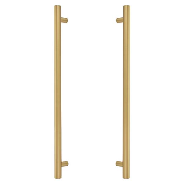Emtek - Brass Bar Appliance Pull, 18 Inch