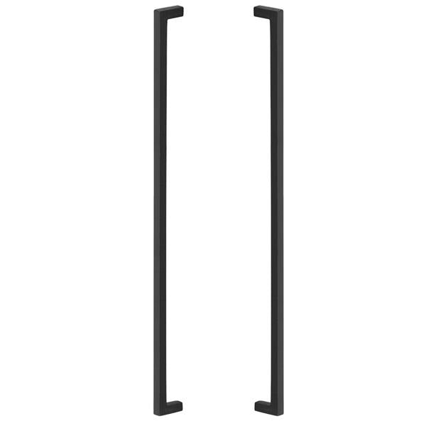 Emtek - Back To Back, Rustic Modern Appliance Pull, 18 Inch C-C