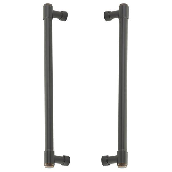 Emtek - Industrial Modern Jasper Appliance Pull, 12 Inch C-C