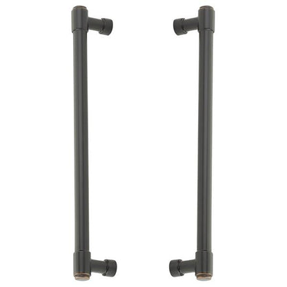 Emtek - Industrial Modern Jasper Appliance Pull, 12 Inch C-C