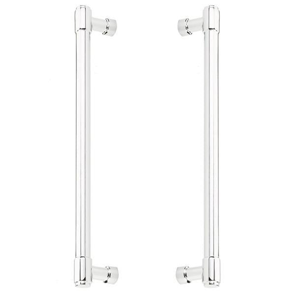 Emtek - Industrial Modern Jasper Appliance Pull, 12 Inch C-C