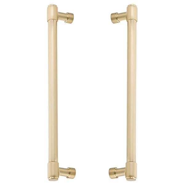 Emtek - Industrial Modern Jasper Appliance Pull, 12 Inch C-C