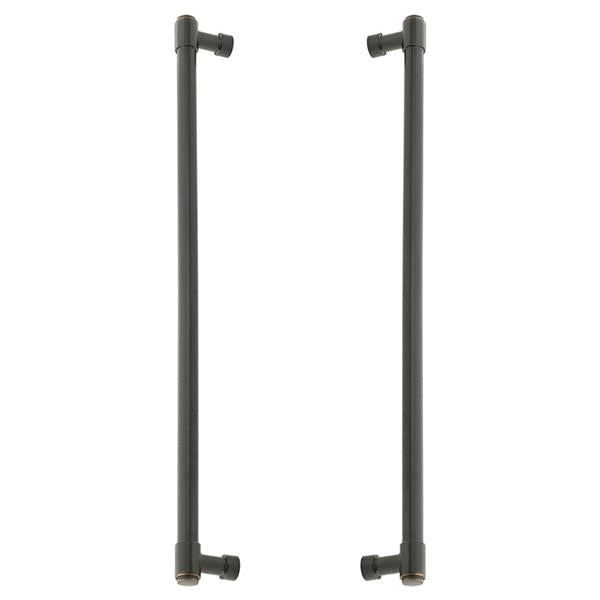 Emtek - Industrial Modern Jasper Appliance Pull, 18 Inch C-C