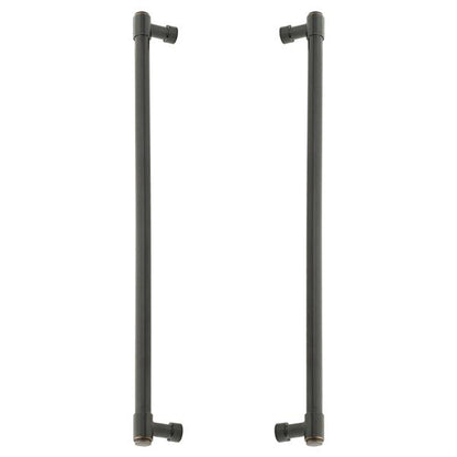Emtek - Industrial Modern Jasper Appliance Pull, 18 Inch C-C