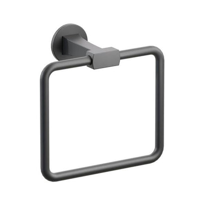 Emtek - Transitional Flared Brass Towel Ring 7-5/8 Inch