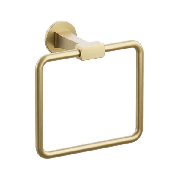 Emtek - Transitional Flared Brass Towel Ring 7-5/8 Inch