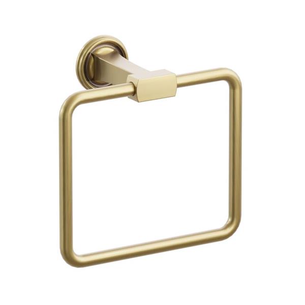 Emtek - Transitional Flared Brass Towel Ring 7-5/8 Inch