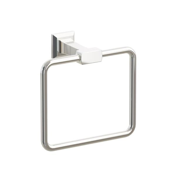 Emtek - Transitional Flared Brass Towel Ring 7-5/8 Inch