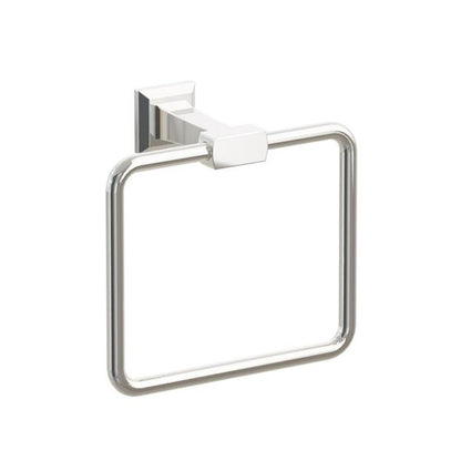 Emtek - Transitional Flared Brass Towel Ring 7-5/8 Inch