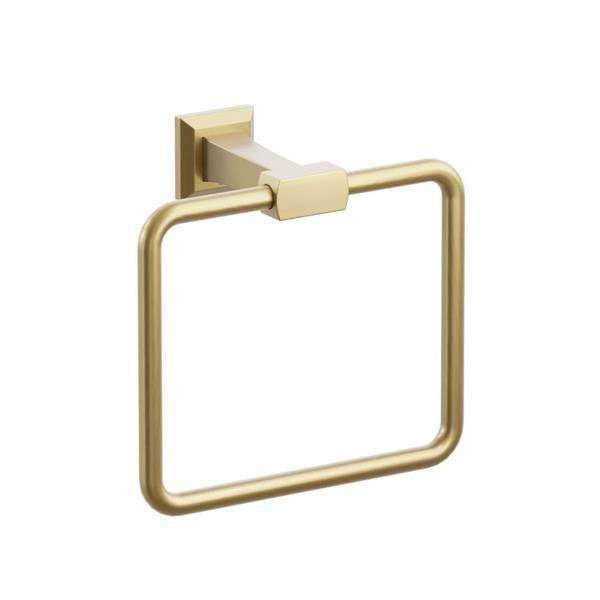 Emtek - Transitional Flared Brass Towel Ring 7-5/8 Inch