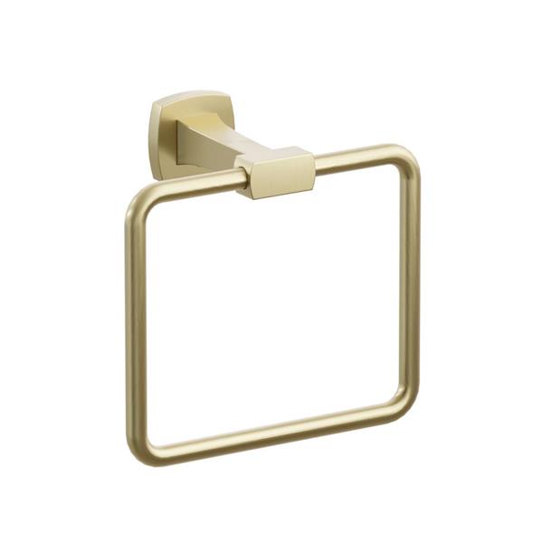 Emtek - Transitional Flared Brass Towel Ring 7-5/8 Inch