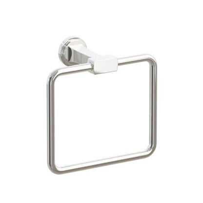 Emtek - Transitional Flared Brass Towel Ring 7-5/8 Inch