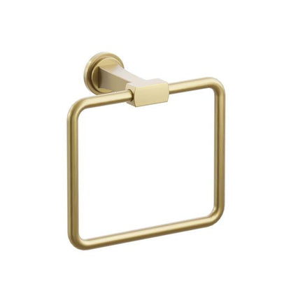 Emtek - Transitional Flared Brass Towel Ring 7-5/8 Inch