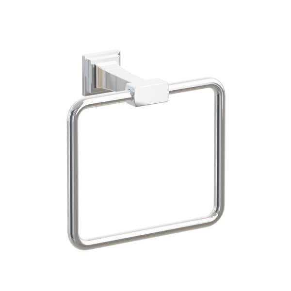 Emtek - Transitional Flared Brass Towel Ring 7-5/8 Inch