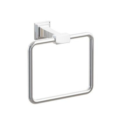 Emtek - Transitional Flared Brass Towel Ring 7-5/8 Inch
